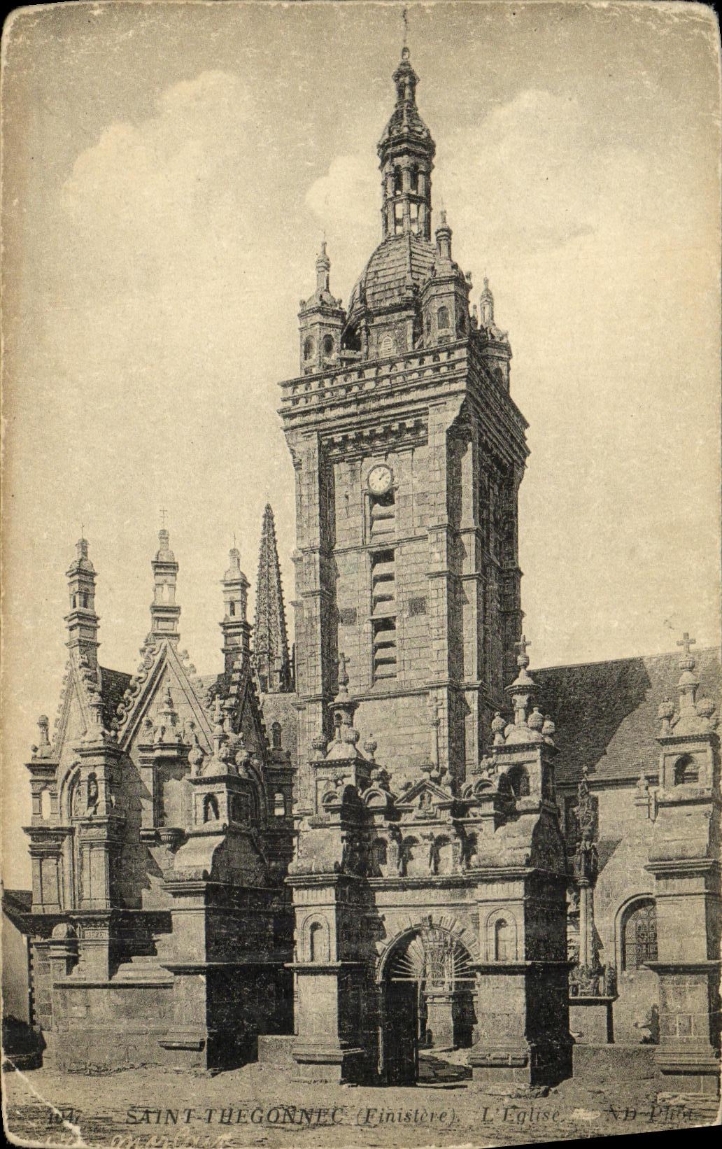 CPA Saint Thegonnec L eglise