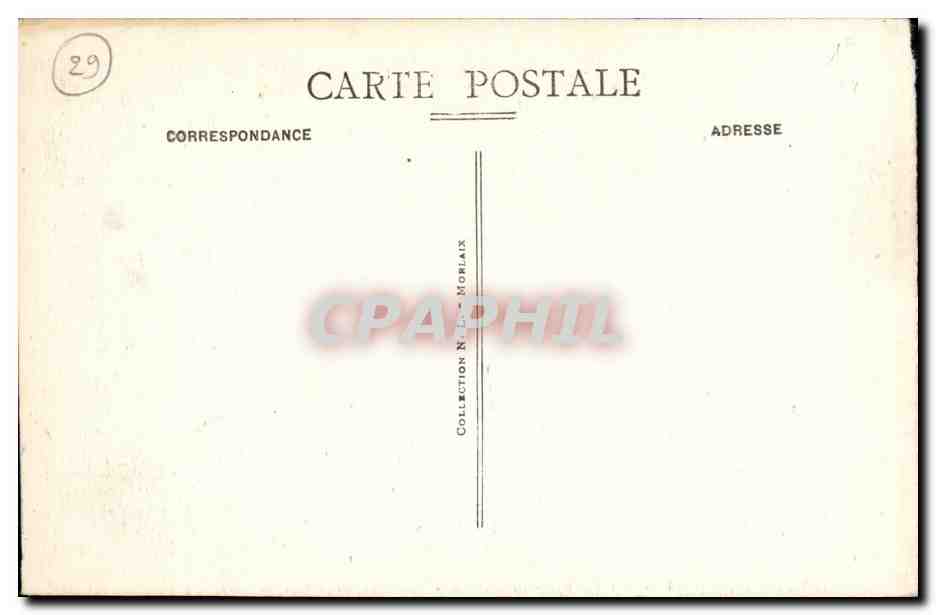 CPA Saint Thegonnec Finistere Triptyque de la vierge — Verso