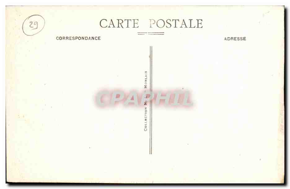 CPA St Thegonnec Finistere Details du Calvaire — Rückseite