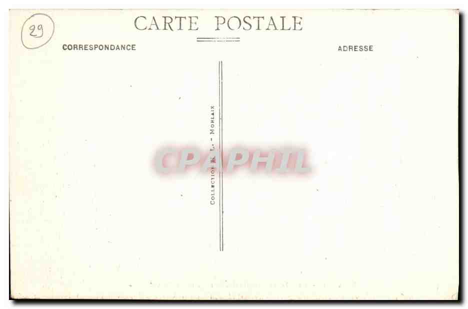 CPA St Thegonnec Finistere Details du Calvaire — Rückseite