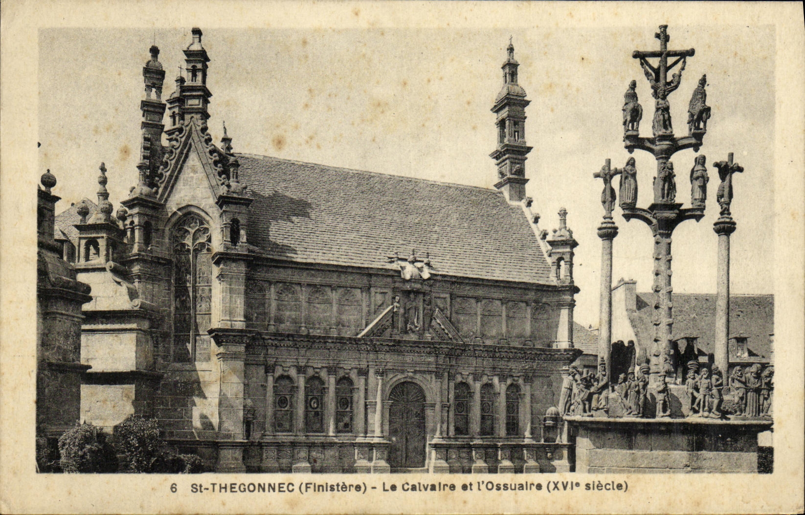 CPA St Thegonnec Finistere Le Calvalre et l ossuaire