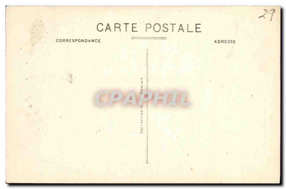 CPA St Thegonnec Finistere Triptyque de la vierge — Rückseite