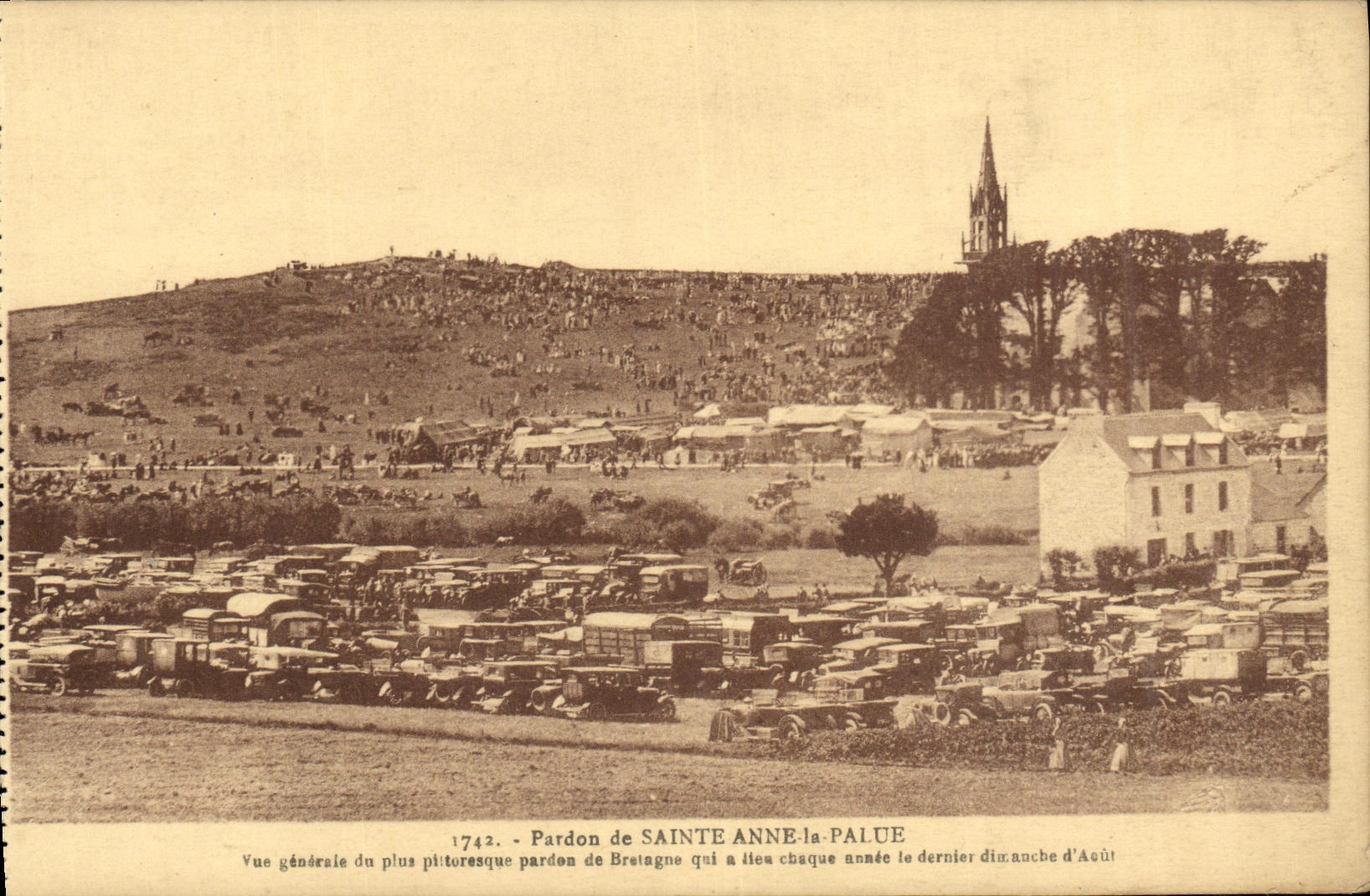 CPA Pardon de Sainte Anne la Palue Vue generale