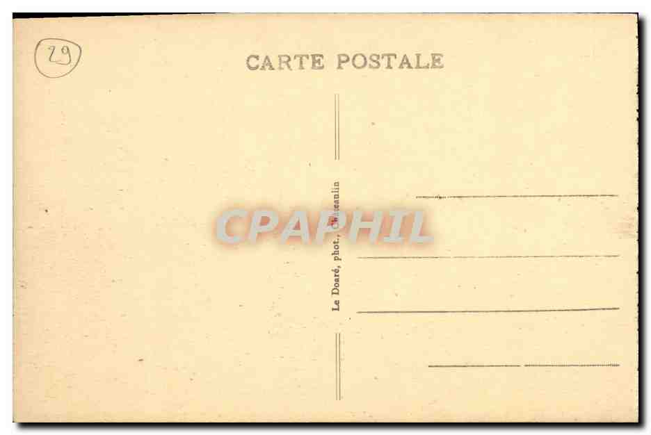 CPA Pardon de Sainte Anne la Palue Folklore — Rückseite