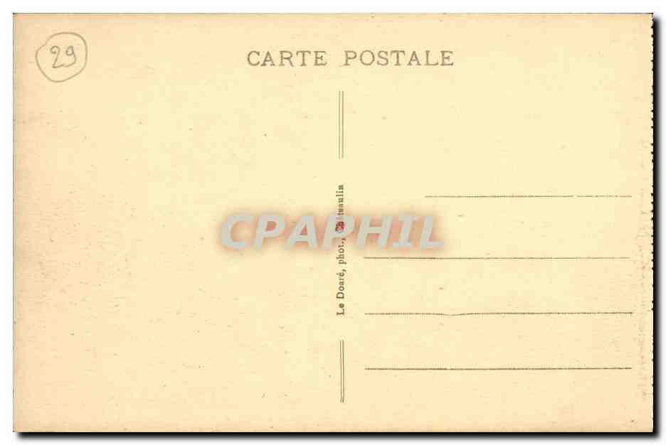 CPA Pardon de Sainte Anne la Palue Apres l office divine un groupe de pelerins se dirigeant vers la plage  — Rückseite