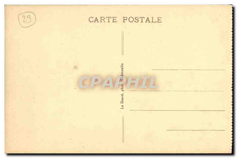 CPA Pardon de Sainte Anne la Palue La banniere de la veneree Sainte Anne Folklore  — Rückseite