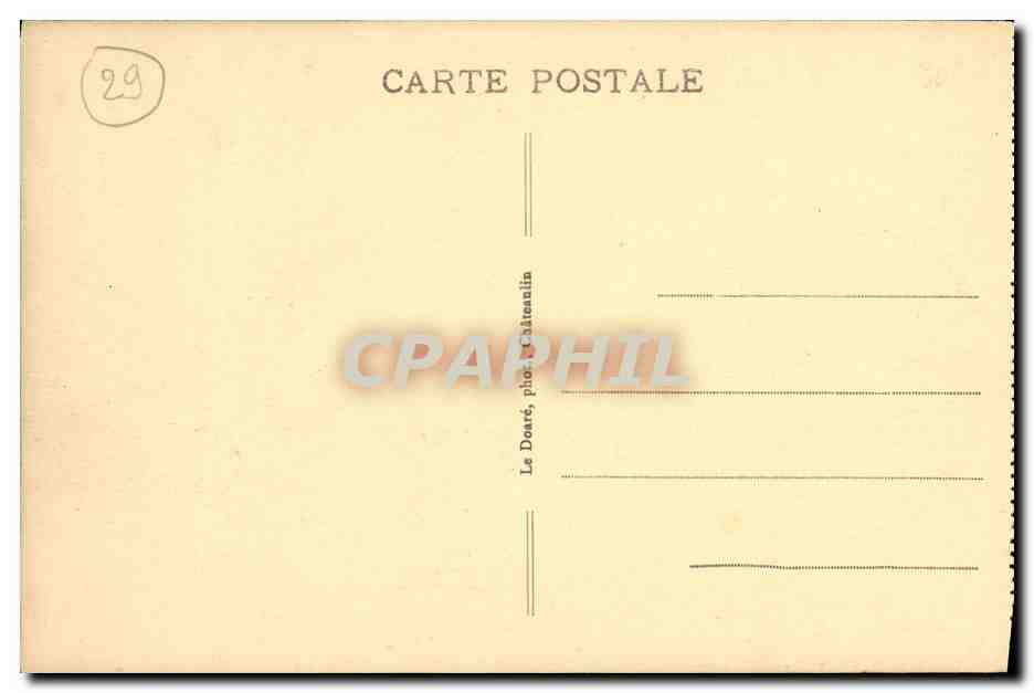 CPA Pardon de Sainte Anne la Palue Folklore — Rückseite