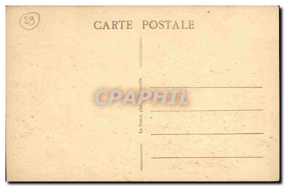 CPA Pardon de Sainte Anne la Palue Les bretons de Cornouaille Folklore — Rückseite