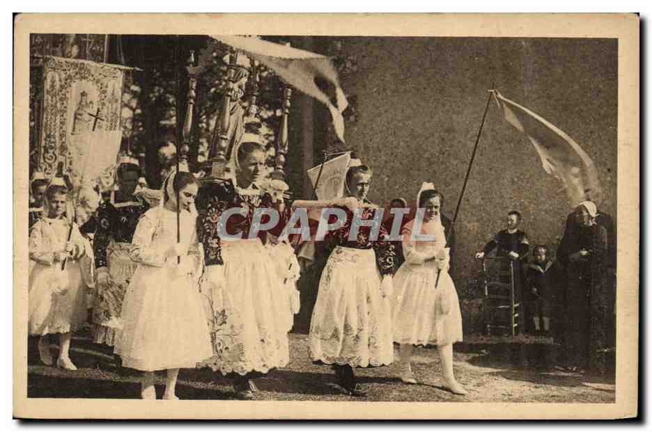 CPA Pardon de Sainte Anne la Palue Folklore 