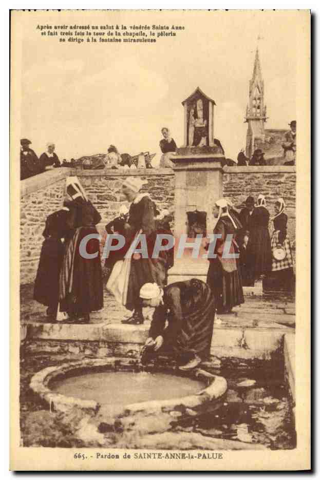 CPA Pardon de Sainte Anne la Palue Folklore
