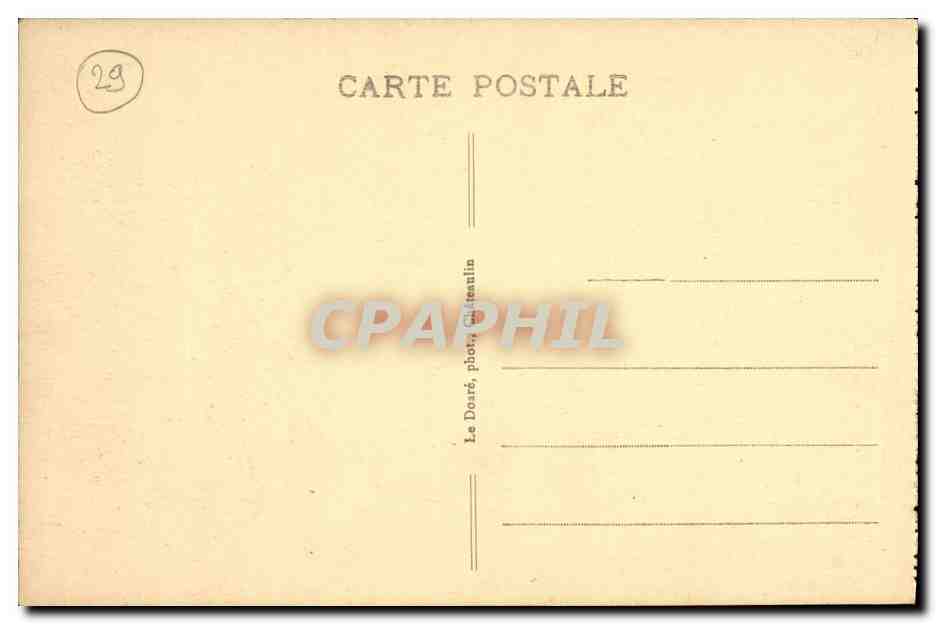 CPA Pardon de Sainte Anne la Palue Folklore — Rückseite