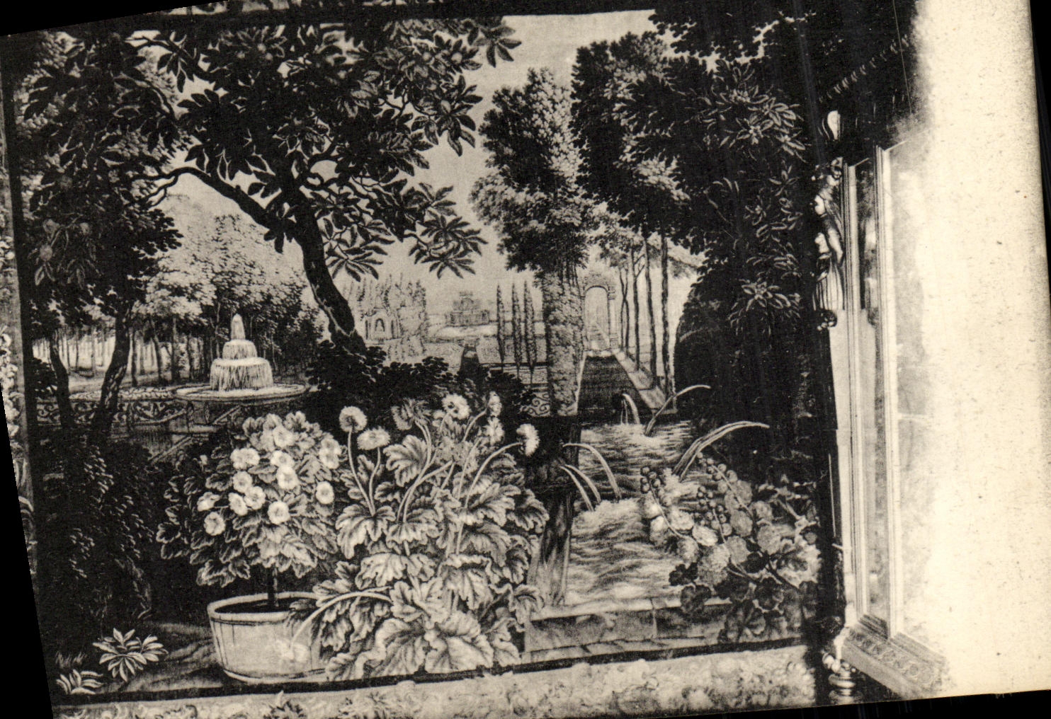 Château de Kériolé — Tapisserie de la Salle à Manger (XVIIIe siècle) — Collection Villard, Quimper