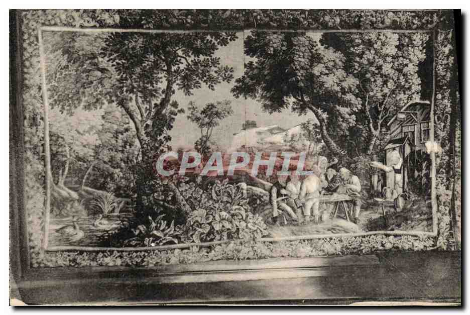 Château de KÉRIOLET — Tapisserie de la Salle à Manger, Repas au champ (XVIIe siècle) — Collection Vinnard, Quimper
