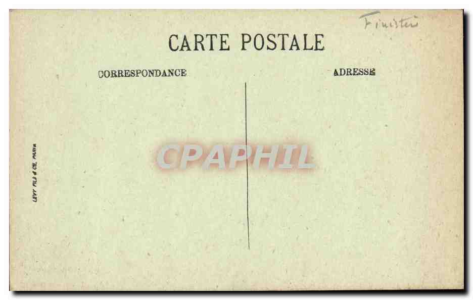 CPA Brignogan Les rochers curieux — Rückseite