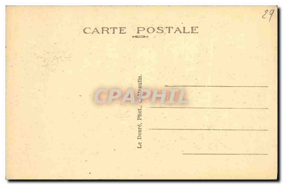 CPA Pleyben Le Calvaire Cote sud — Rückseite
