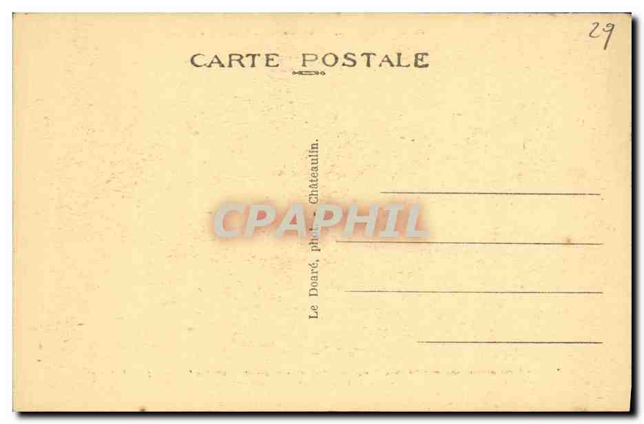 CPA Pleyben Details du Calvaire — Rückseite