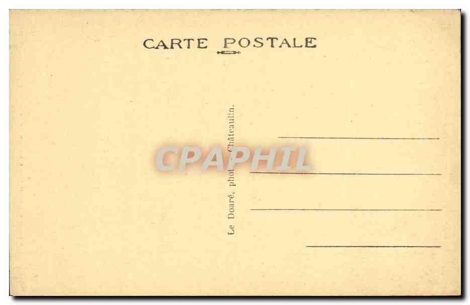 CPA Pleyben Le Calvaire vu du clocher — Rückseite