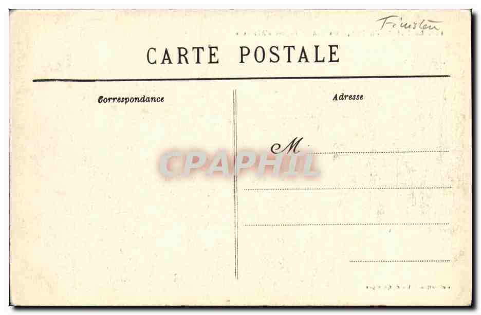 CPA Le Pointe du Raz Cote Sud Region d Audierne — Rückseite