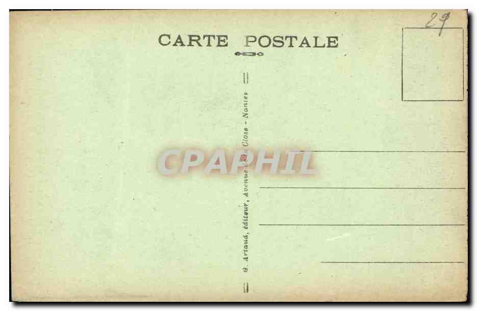 CPA La Pointe du raz L enfer de Plogoff  — Verso