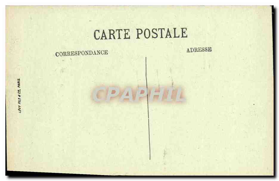 CPA La Pointe du raz La baie des Trepasses Boe ou Anaon Vue du haut de la falaise — Rückseite