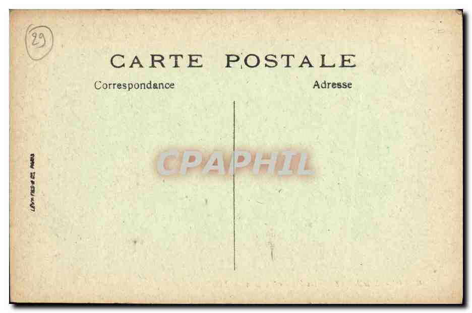 CPA La Pointe Du Raz La Pointe — Rückseite