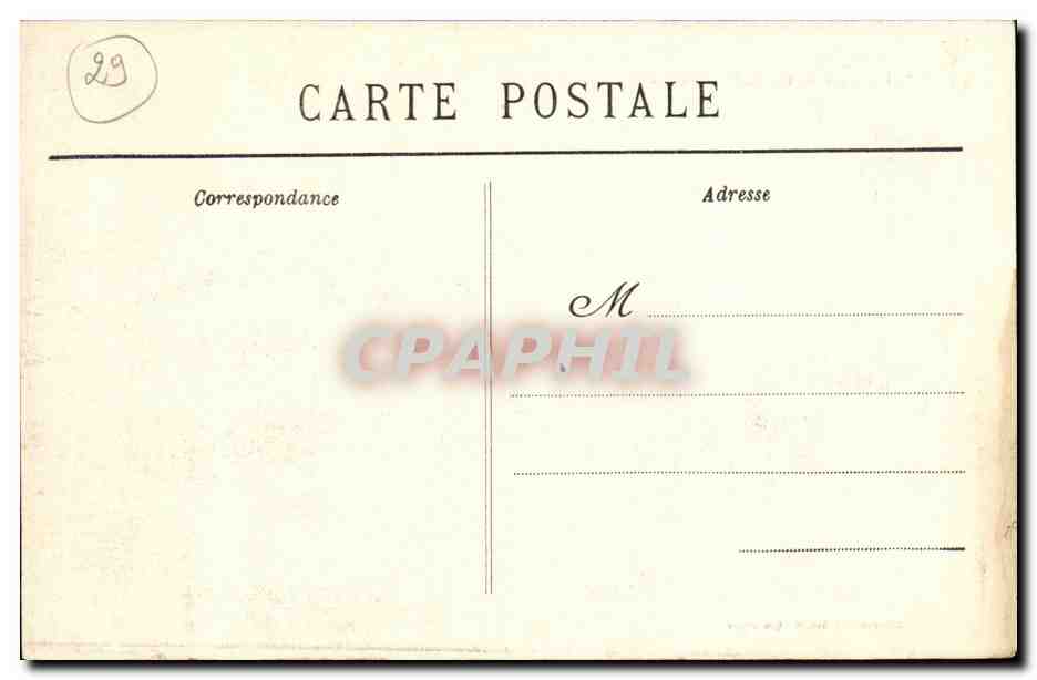 CPA La Pointe Du Raz le Raz de Sein Les recifs — Rückseite