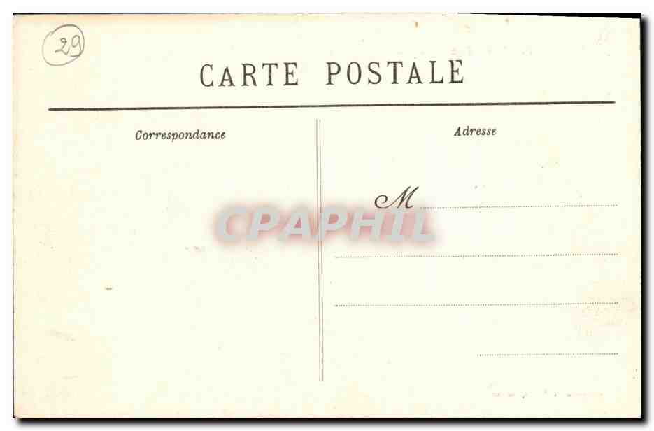 CPA La Pointe Du Raz LA Baie des TRErasses — Rückseite