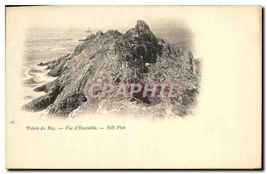 CPA La Pointe du Raz Vue d Ensemble