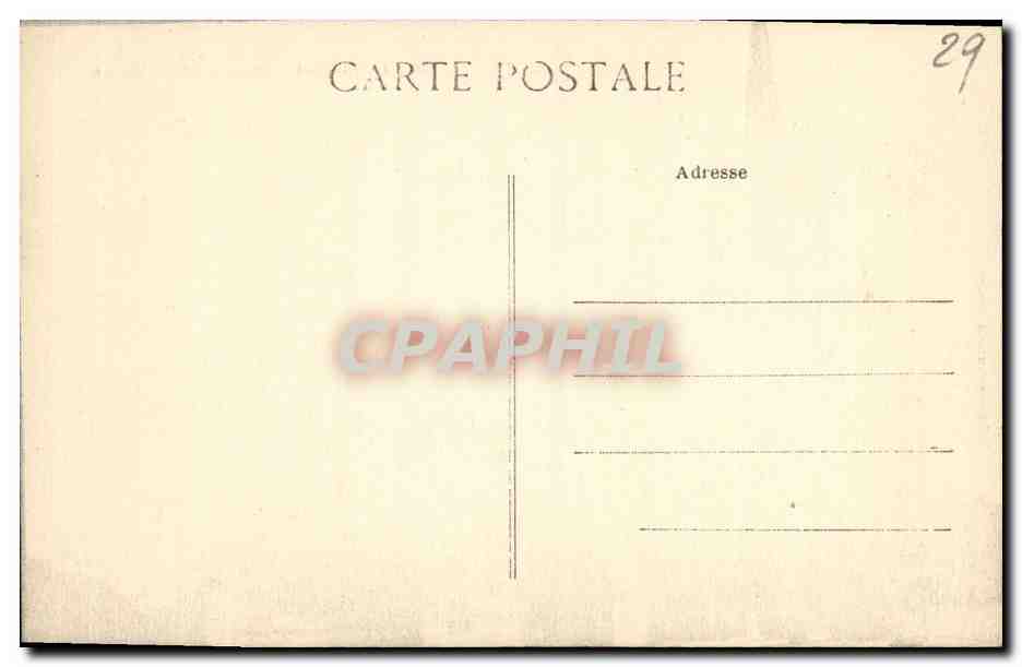 CPA Le Folgoet Vne Generale de l eglise — Rückseite