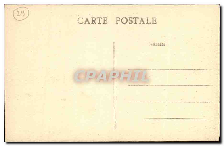 CPA La Foret La Chemin de la plage — Rückseite