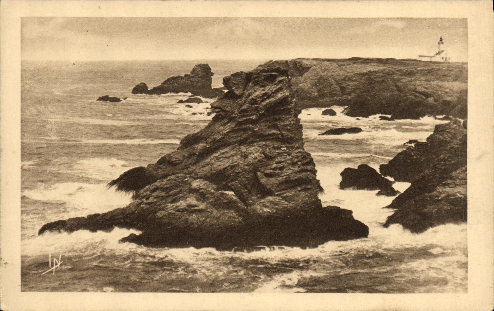 Phare de la Côte Bretonne — Rochers et vagues — Laurent-Nel, Rennes