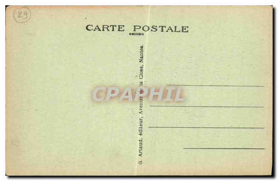 CPA Sizun Portique de l Eglise — Rückseite