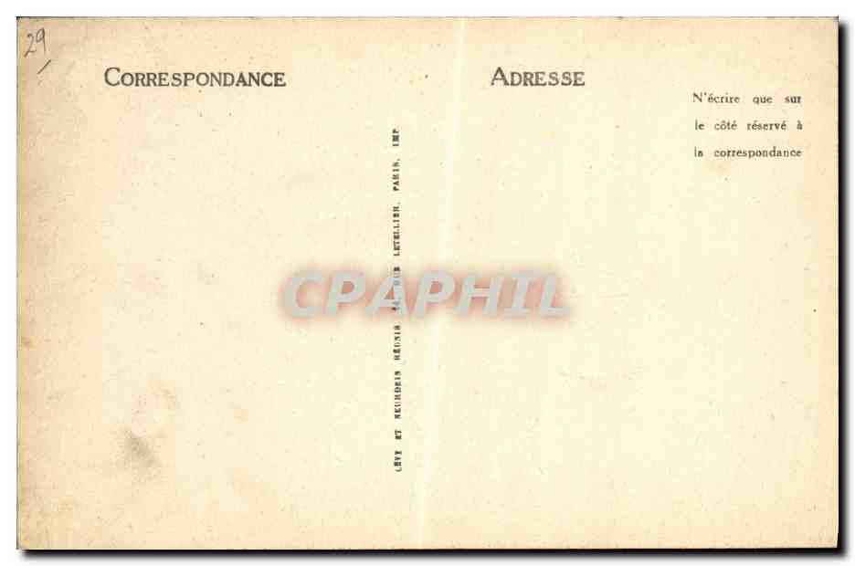 CPA St Jean Du Doigt L Arc de Triomphe Le Clocher — Rückseite