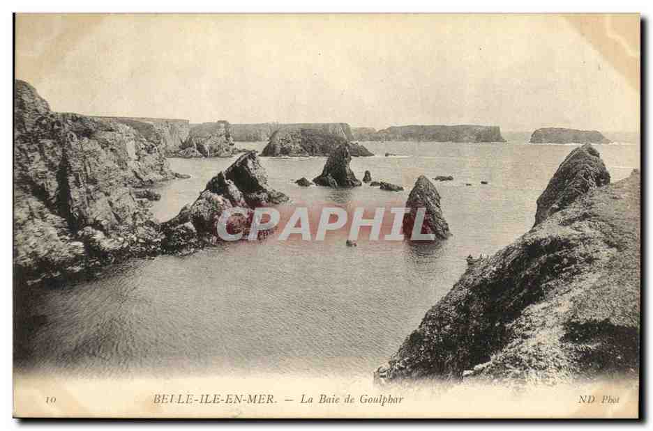 Belle-Île-en-Mer — La Baie de Goulpbar — ND Phot