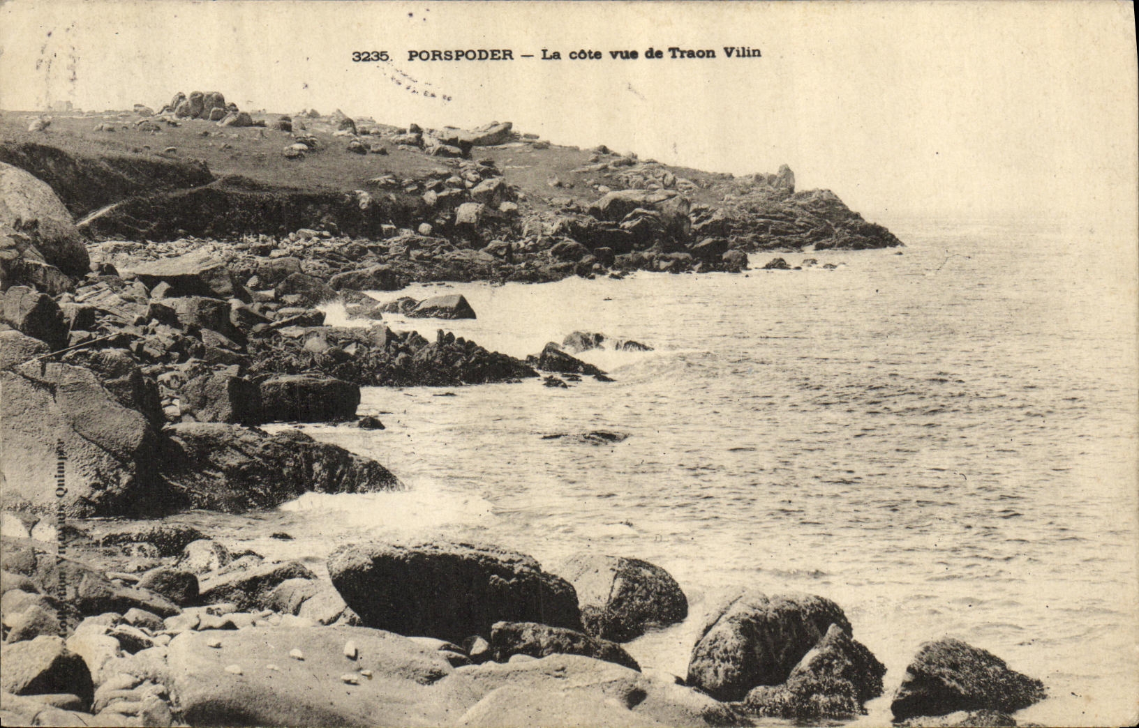 Porspoder — La côte vue de Traon Vilin — Édition Yannick Quimper, n° 3235