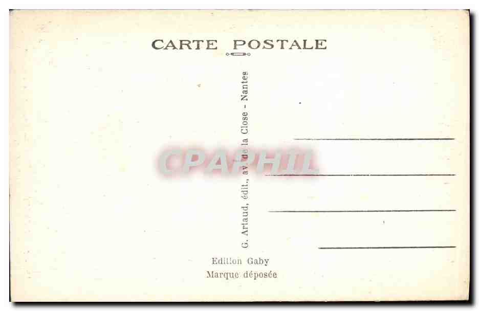 CPA Pont Croix Porche de L Eglise — Rückseite