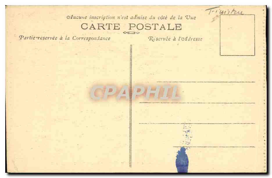 CPA La Martyre Clocher et Arc de Triomphe Environs de Landerneau — Rückseite