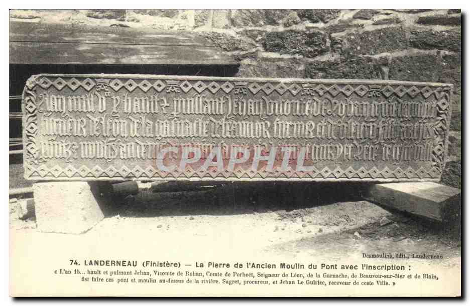 CPA Landerneau La Plerre de L Ancien Mouiln du Pont