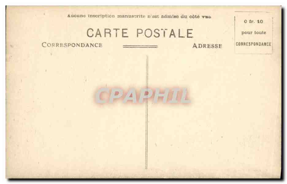 CPA Penmarch Saint Guenole Vague au Brisant — Rückseite