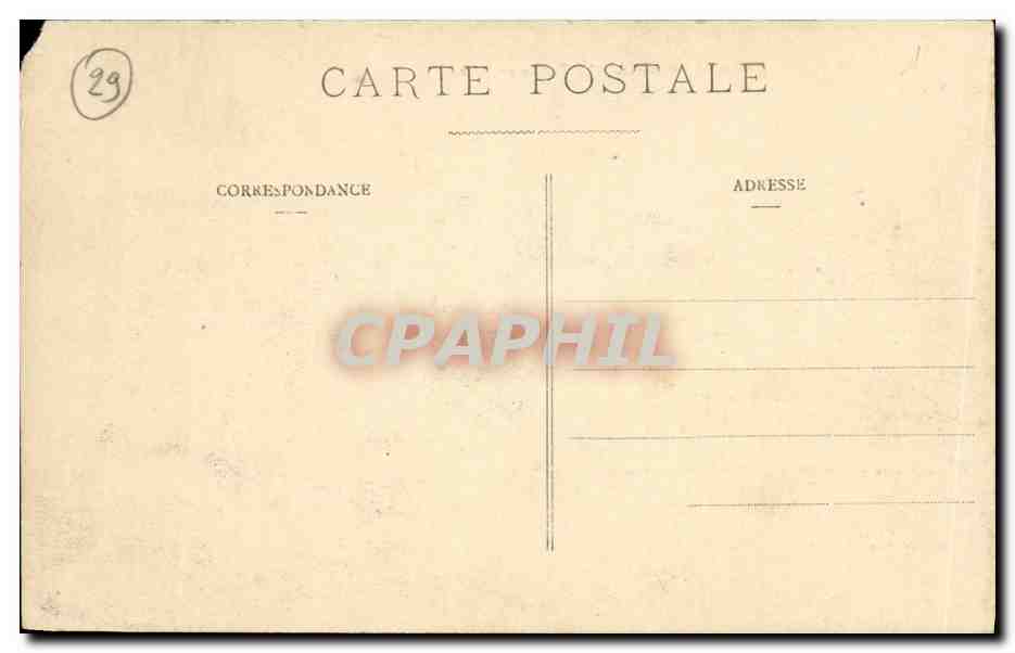 CPA Penmarch Pointe La Torche en Furie — Rückseite