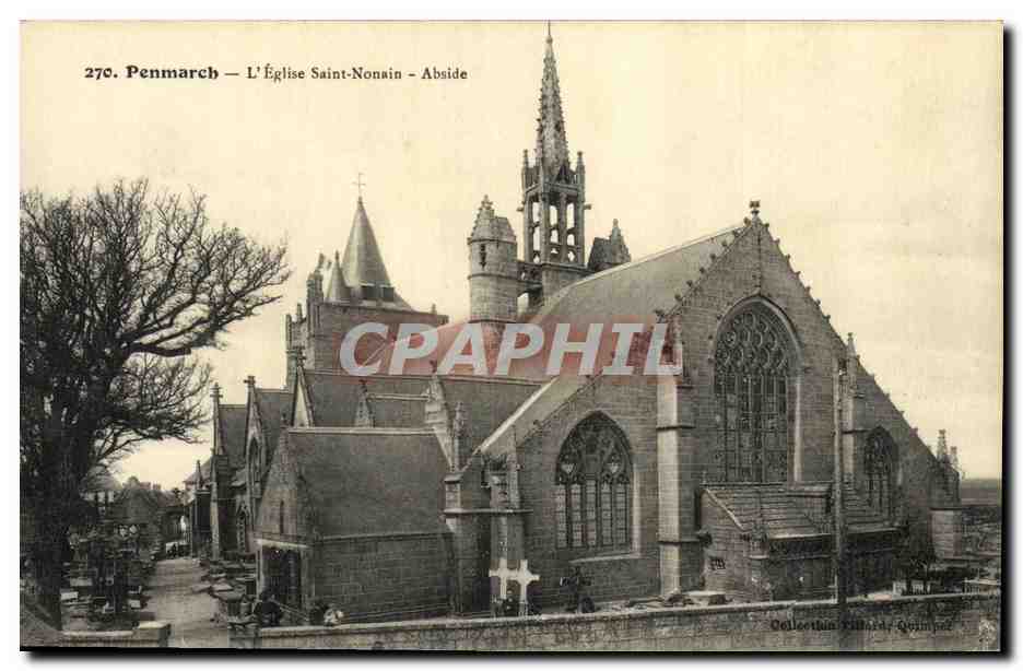 CPA Penmarch L Eglise Saint Nonain Abside