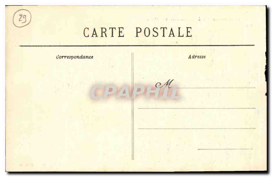 CPA Penmarch L Eglise Saint Nonain Abside — Rückseite