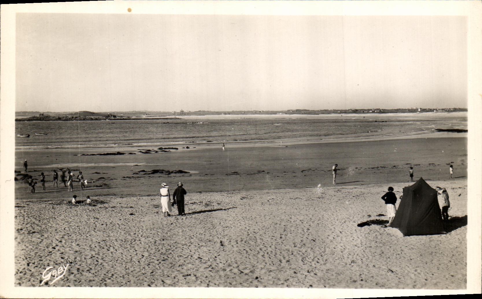 CPA Saint Guenole Penmarc h Finistere La Plage de Pors Carn