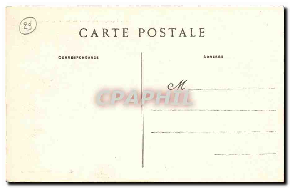 CPA Penmarch Le Moine de Saint Guenole — Rückseite