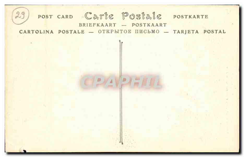 CPA Penmarc h La Chapelle et le Calvaire de Notre Dame de la Joie — Rückseite