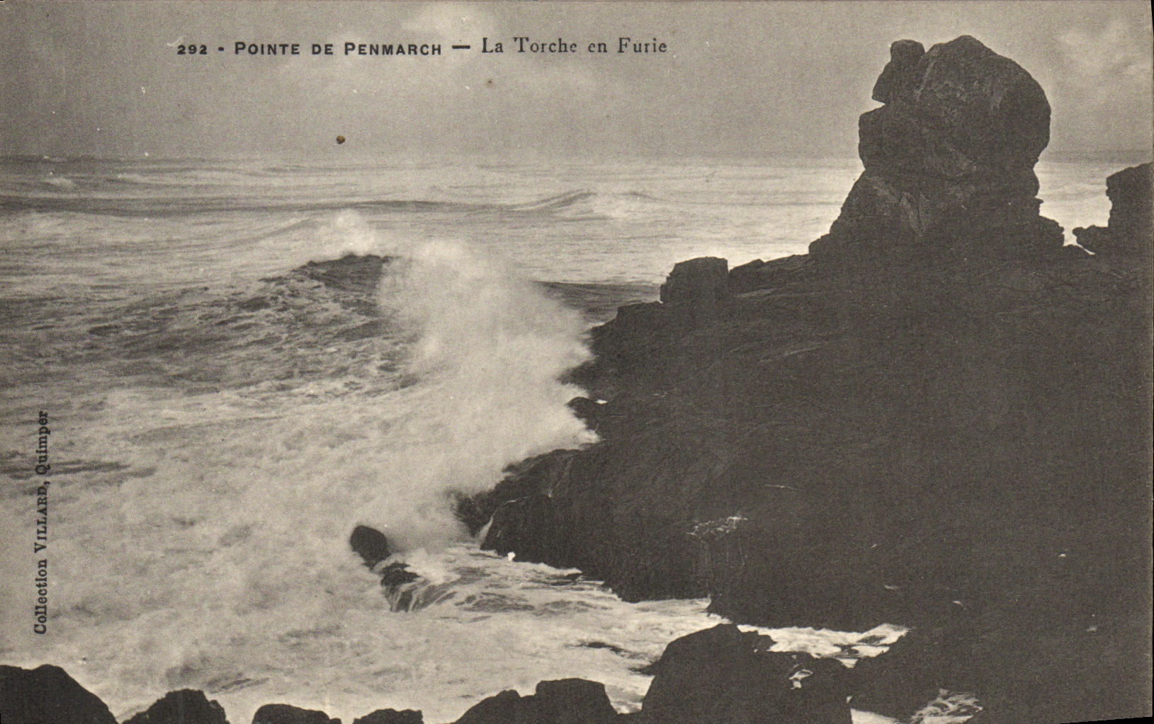 CPA Pointe de Penmarch La Torche en Furie