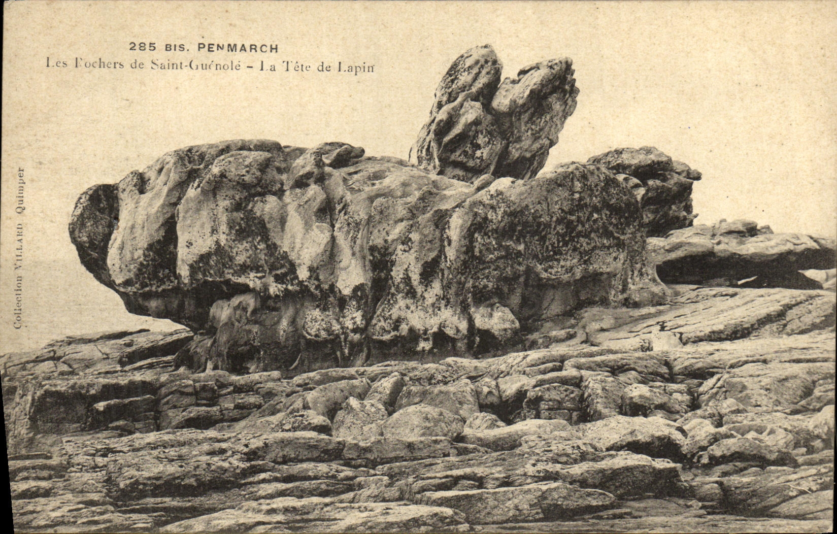 CPA Bis Penmarch Les Rochers de Saint Gurnole La Tete de Lapin