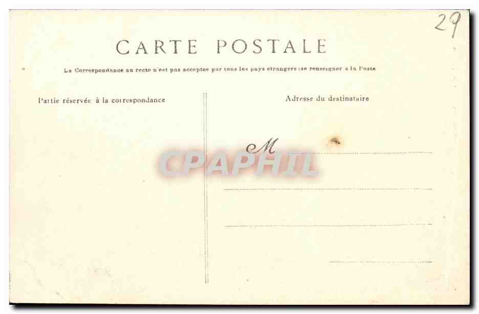 CPA Penmarch Le Moine de Saint Guenole — Rückseite