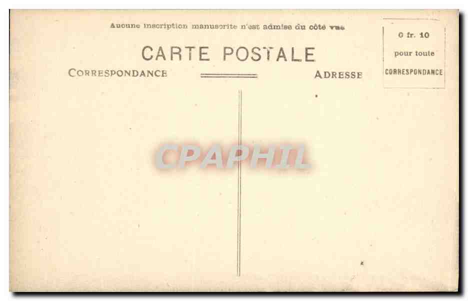 CPA Saint Guenole Penmarch Vague au brisant — Rückseite