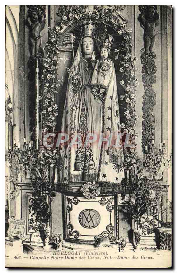 CPA Huelgoat Chapelle Notre Dame des Cieux Note Dame des Cieux